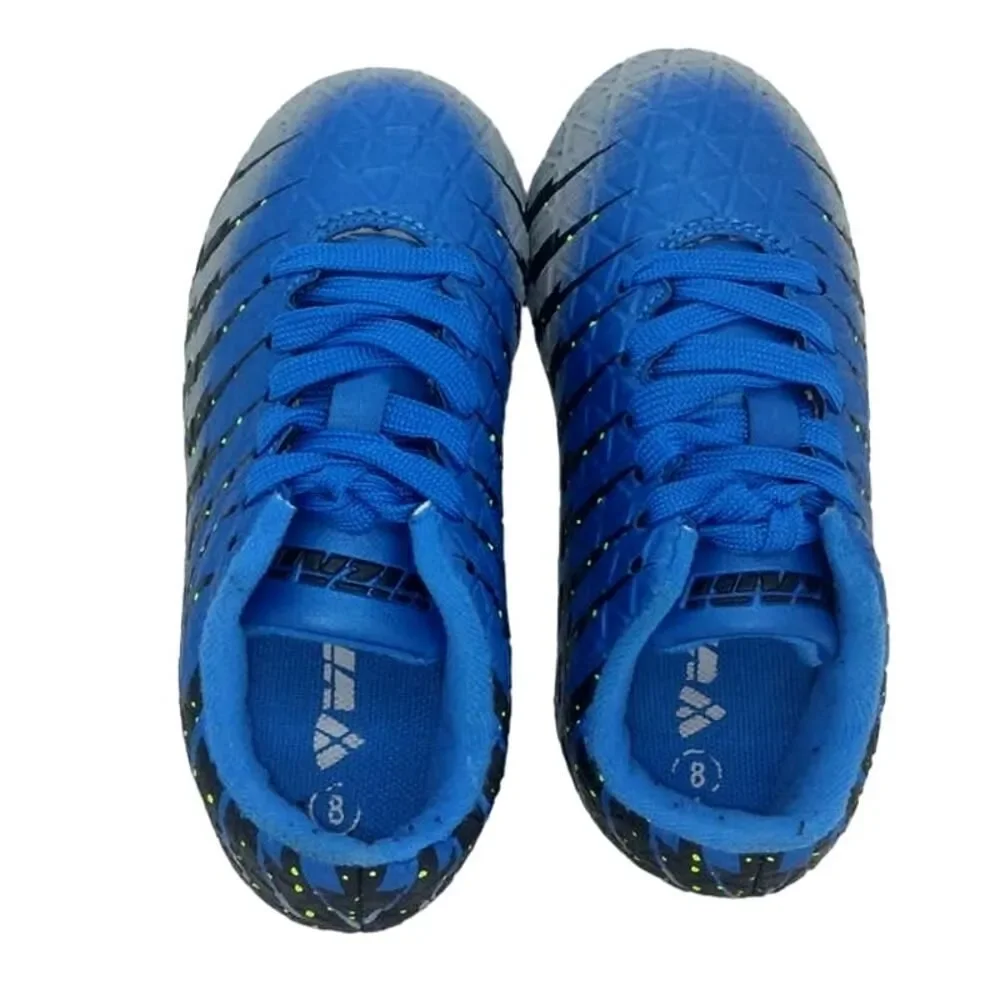 VIZARI Bolt FG Boys Blue/Silver/Black Soccer Cleats - Size: 8C